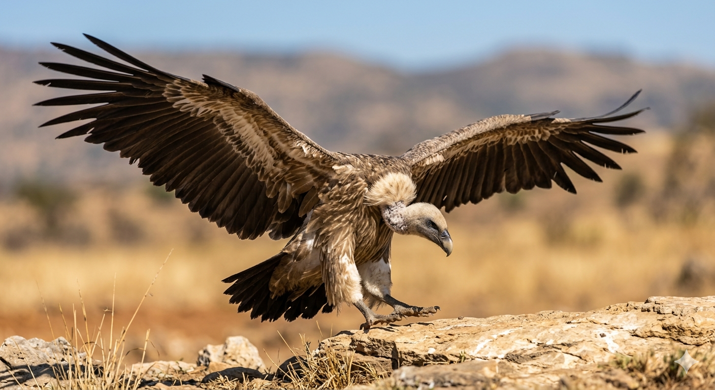 Premium Hand-Crafted Realistic Vulture Sculpture